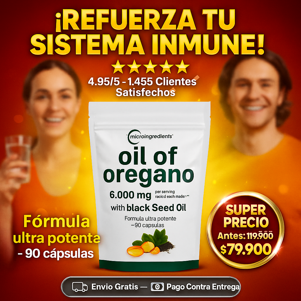 Aceite de Oregano + Black Seed Oil
